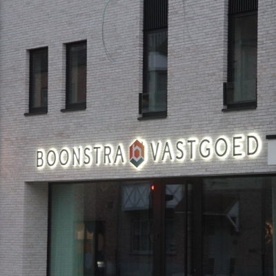 Gevelreclame Boonstra vastgoed