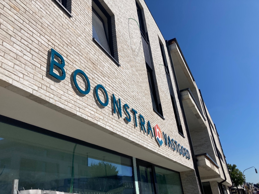 Gevelreclame Boonstra vastgoed