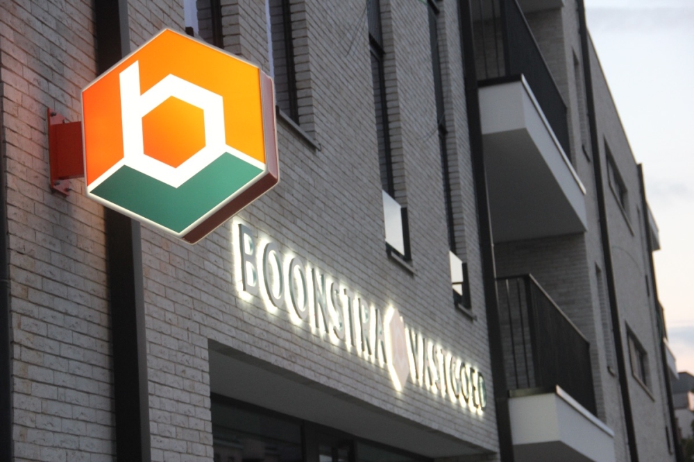 Gevelreclame Boonstra vastgoed