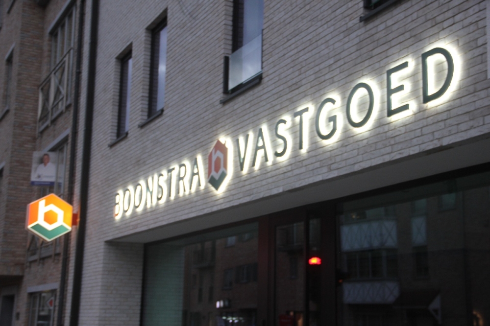 Gevelreclame Boonstra vastgoed
