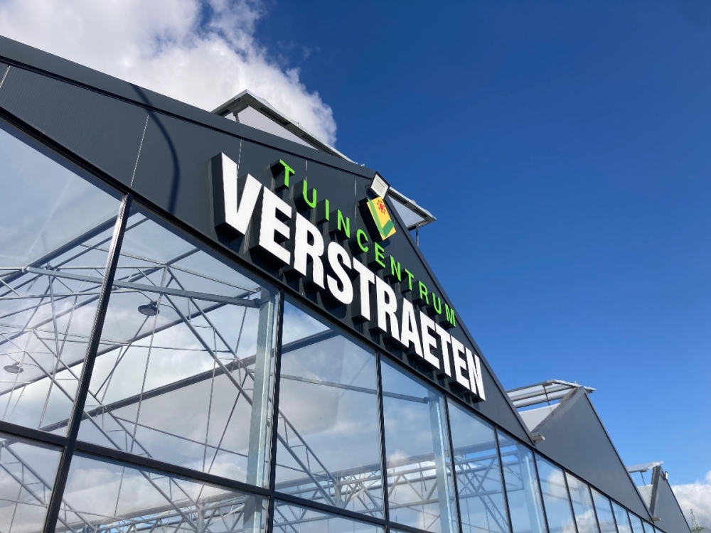 3D Letters voor tuincentrum Verstraeten