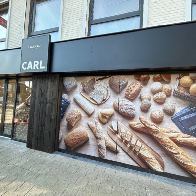Nieuwe winkel bakkerij Carl