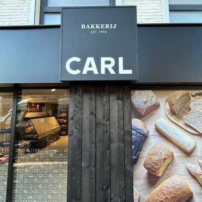 Nieuwe winkel bakkerij Carl
