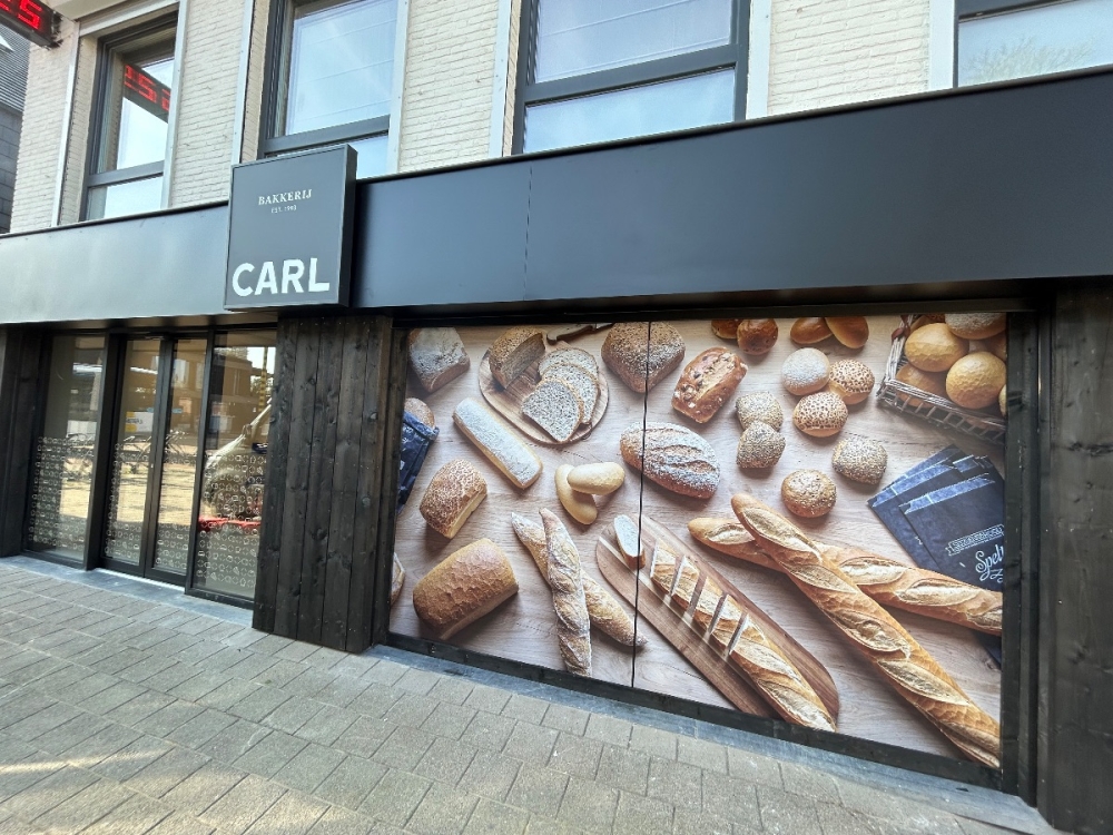 Nieuwe winkel bakkerij Carl