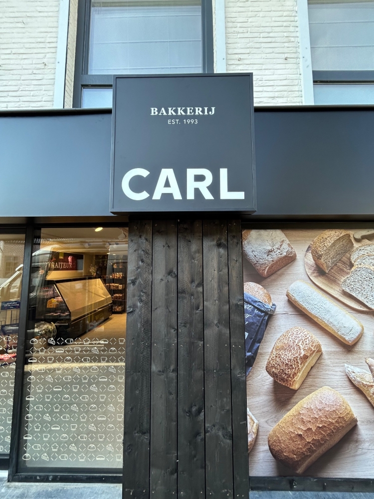 Nieuwe winkel bakkerij Carl